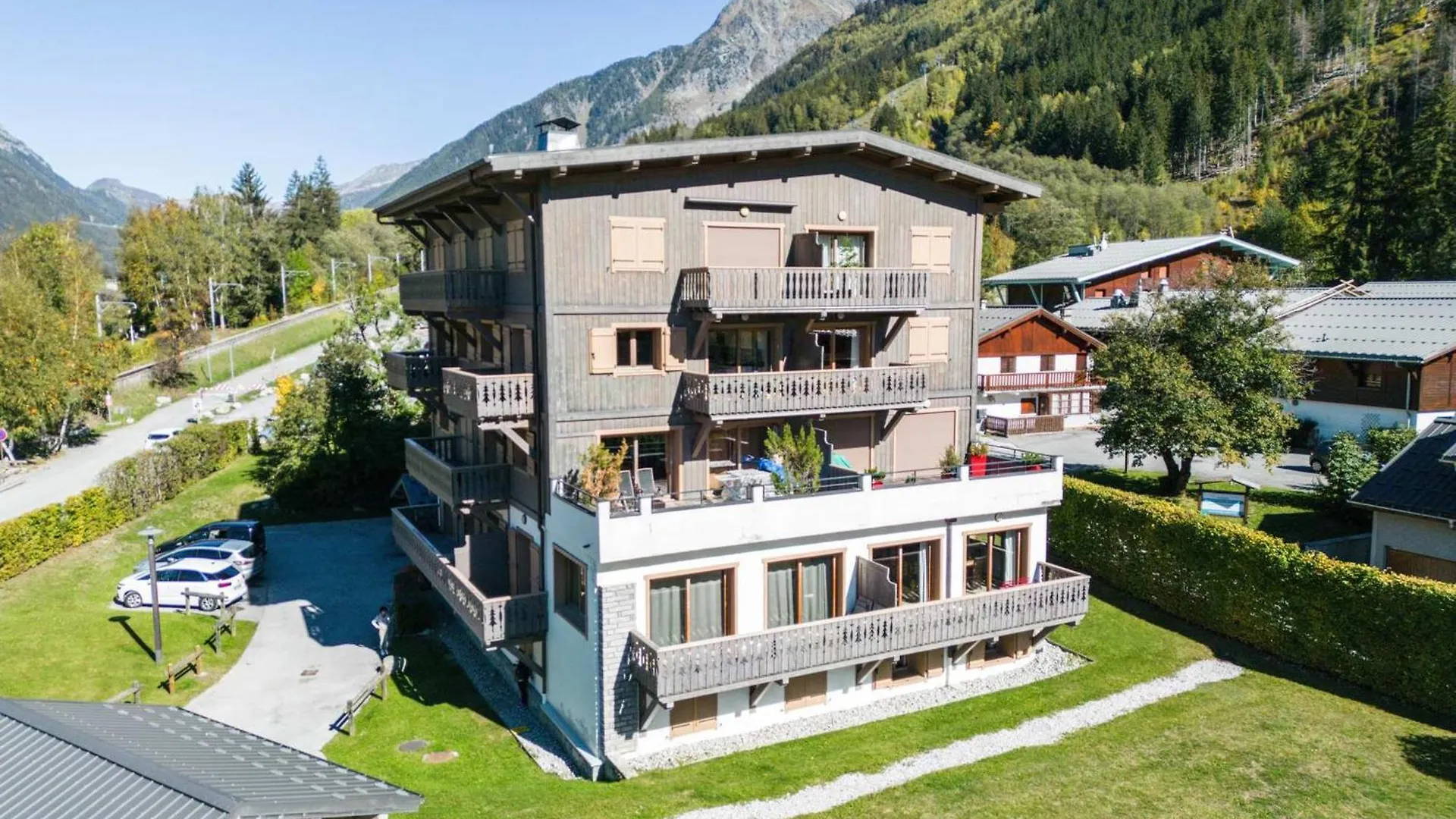 Lägenhet Charmant Appartement Pres Pistes Et Centre, Wifi, Parking Privatif - Fr-1-343-193 Chamonix Frankrike
